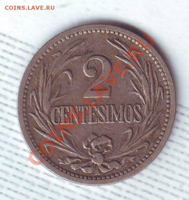 Уругвай.2 Сентесимос.1901. до 5 Августа - 19010009.JPG
