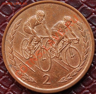 ОСТРОВ МЭН - 2 пенса 1999 - Велоспорт - до 5 августа - 675