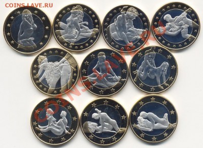 Копии ЧЯП, 6 Секс Евро (6 Sex Euros) - 6 Евро 10 шт скан
