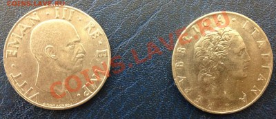 Италия - 50 лир 1963 и 50 чентезими 1940 - italy 2