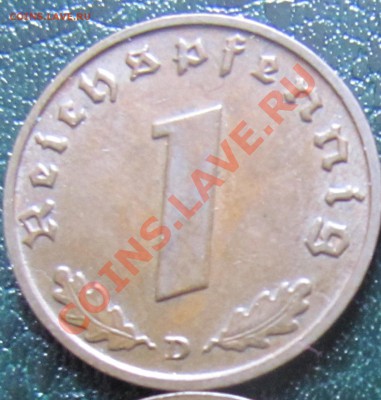3рейх 1пф 1938 D до 02.08 в 22-00 - 1и