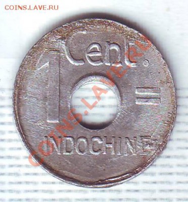 Франц.Индокитай.1 Сантим.1943.до 6 Августа - 19430043.JPG