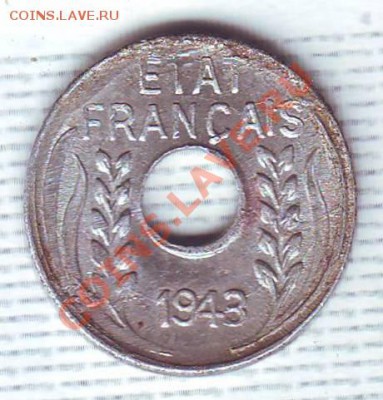 Франц.Индокитай.1 Сантим.1943.до 6 Августа - 19430044.JPG