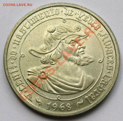 Португалия 50 эскудо 1968 Ag 650; до 02.08; 22-00 - кабрал1.JPG