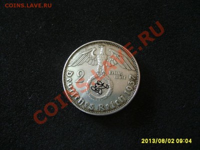 ГЕРМАНИЯ,2 РЕЙХСМАРКИ 1937J, №1 (Гиндебург,Ag )!до03.08.2013 - S6000285.JPG
