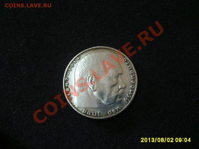 ГЕРМАНИЯ,2 РЕЙХСМАРКИ 1937J, №1 (Гиндебург,Ag )!до03.08.2013 - S6000286.JPG