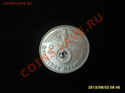 ГЕРМАНИЯ,2 РЕЙХСМАРКИ 1937J, №2 (Гиндебург,Ag )!до03.08.2013 - S6000288.JPG