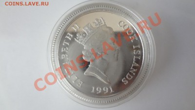 Ag! 5 долларов. Острова Кука 1991г Футбол До 4.08 22.30мск - DSC06142.JPG
