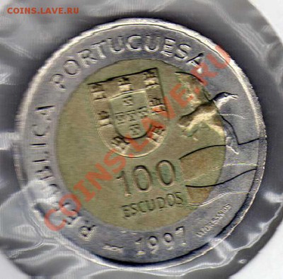 ПОРТУГАЛИЯ 100 ЭСКУДО 1997 ЭКСПО ТЮЛЕНЬ 08.08 В 22Ч (5901) - img400