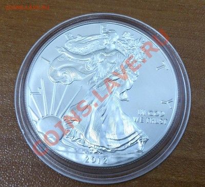 Американский серебряный доллар унция 2012 свобода - 1