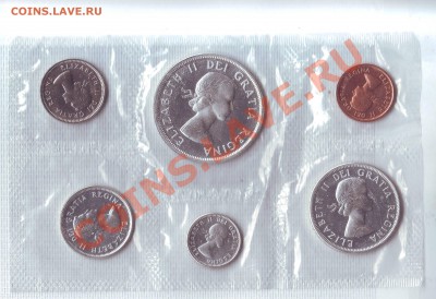 Ag.Канада.Набор монет.1963.UNC. до 8 Августа - 19630026.JPG