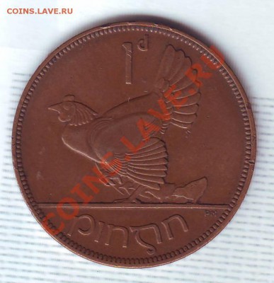 Ирландия.Пенни.1937.Курица. до 8 Августа - 19370070.JPG