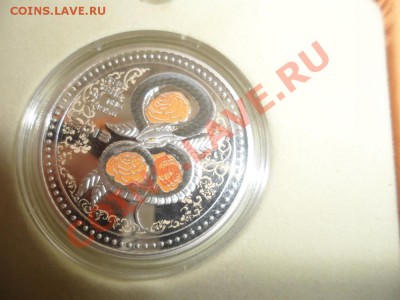Змея с розами 2013 год 5 Новозел. Долларов с футляром - 3.JPG
