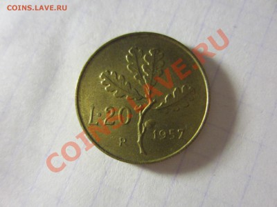 Италия 20 лир 1957. - IMG_2463