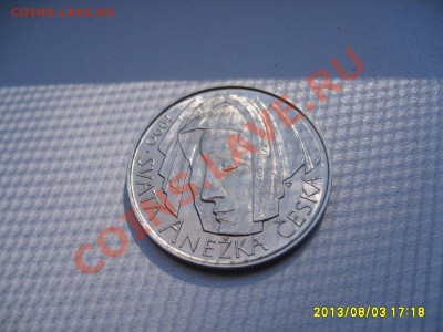 ЧЕХОСЛОВАКИЯ,50 КРОН 1990г(Svata Anezka Cezka),Ag!!до 05.08 - S6000330.JPG