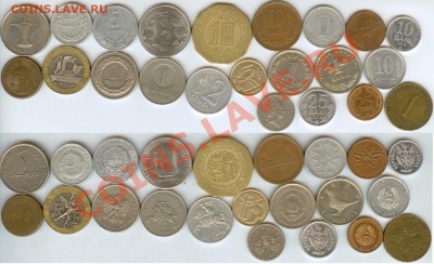 22 монеты из 18 стран до 21.00 мск 10.08.2013 - 22 монеты из 18 стран