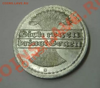 ВЕЙМАР, 50 ПФЕННИГОВ 1920 D  !!До 5.08.2013 - 1920D1