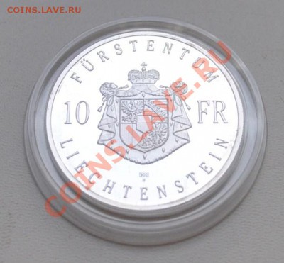 Лихтенштейн 10 франков 1990 г. Proof - DSC_0594.JPG