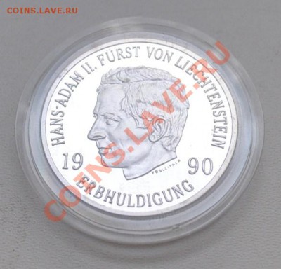 Лихтенштейн 10 франков 1990 г. Proof - DSC_0595.JPG