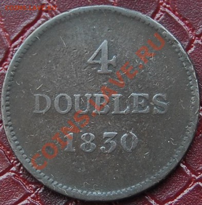 ГЕРНСИ - 4 дублона 1830 - до 11 августа - 967
