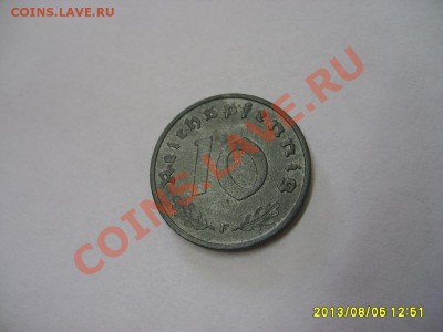 ОККУПАЦИЯ ГЕРМАНИИ,10 ПФЕННИГОВ 1945 F ( ЦИНК)!до 5.08.2013 - S6000403.JPG