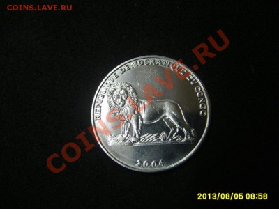 КОНГО: 1 ФРАНК 2004 год,(Священник Войтыла, 1946)!до 5.08 - S6000345.JPG