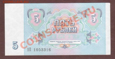 --5-РУБ.1991.АЕ.ПРЕСС.--до.9.8.13-22:00 МСК. - 5-АЕ-316.