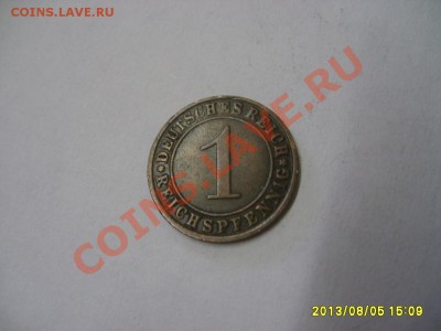 ВЕЙМАР,1 РЕЙХСПФЕННИГ 1924 J (бронза,колосья)!!до 5.08.201 - S6000412.JPG