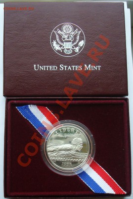 МОНЕТЫ БЕЛАРУСИ, ПОЛЬШИ, СССР, РОССИИ + каталоги, альбомы - Half_dollar_1996_box