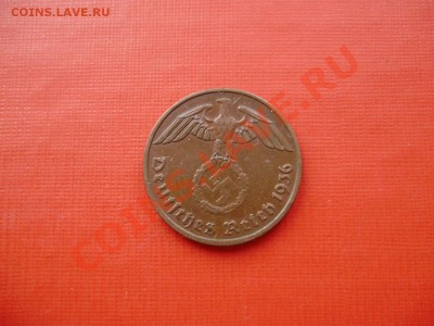 3-й Рейх. 2 пфеннига 1936 F(редкая) до 11.08.13 22-00МСК - P8060025.JPG