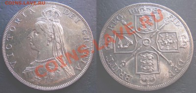 Двойной флорин 1887 г. - римская 1 - 1887 I