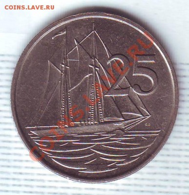 Кайманы.25 Центов.1982.Парусник.до 14 Августа - 19820085.JPG