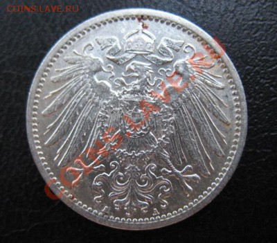 1906 Германия, 1 М, серебро, до 12.08 в 21-00 мск - 1 1906 а