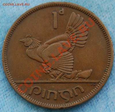 ИРЛАНДИЯ - 1 пенни 1946 - Курочка - до 14 августа - 115