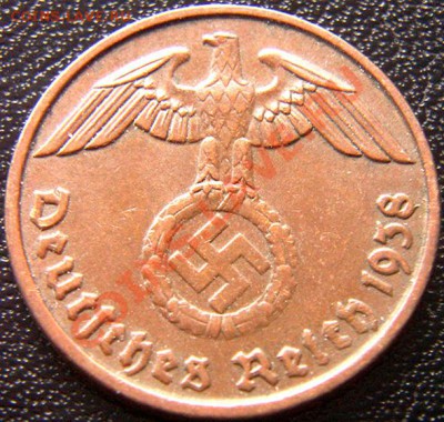Германия (3-й Рейх)_2 рейхспфеннига 1938(D); до 09.08_22.10м - 6137