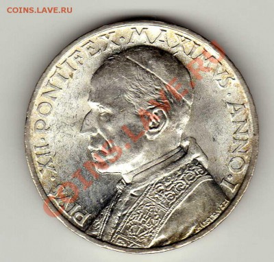 Ag ВАТИКАН 5 ЛИР 1939 ДО 15.08.13 В 22.00МСК (6061) - img756