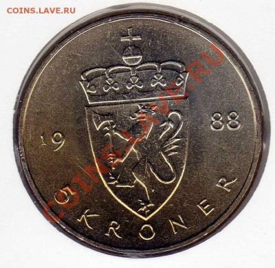 НОРВЕГИЯ 5 КРОН 1988 ДО 15.08.13 В 22.00МСК (5766) - img815