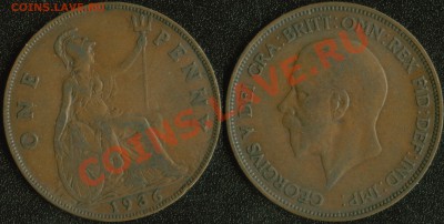 Великобритания пенни 1936 до 22:00мск 16.08.13 - Великобритания пенни 1936