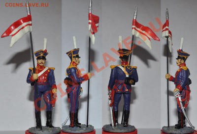 Оловянные солдатики - №50 Рядовой лейб-гвардии Уланского полка, 1812-1814 гг.