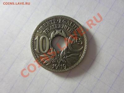 Франция 10 сантим 1919. - IMG_2730