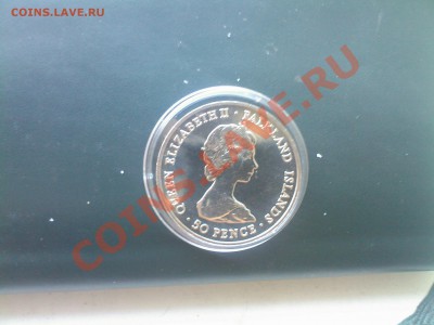 ФОЛКЛЕНДЫ 50пенсов(КРОНА)1980Г.КОРОЛЕВА МАТЬ до 13.08 - 11082013(022)