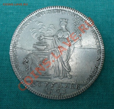 Талер - Германия 1763г. Женщина с веткой.Нурнберг. - P1080193.JPG