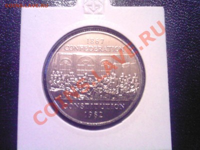 КАНАДА 1 ДОЛЛАР 1982г.КОНСТИТУЦИЯ UNC до 13.08 - 11082013(027)
