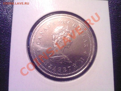 КАНАДА 1 ДОЛЛАР 1984г.Ж.КАРТЬЕ UNC до 13.08 - 11082013(030)