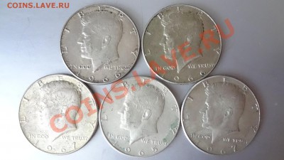 Ag! 5 Монет Пол Долларовые 1965.66.67гг До 14.08.13г 22.30мс - DSC06305.JPG
