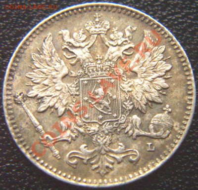 Царская Финляндия_25 пенни 1902; редкий год. До 12.08_22.10м - 6189