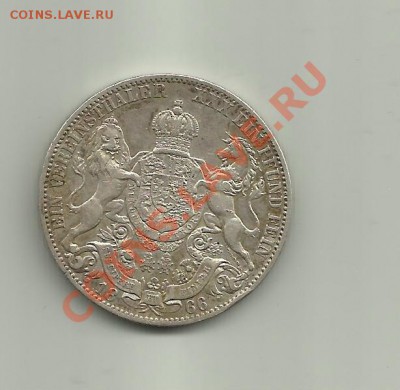 С рубля!!! 1 талер 1866 Гановер Ag! - $T2eC16J,!)cE9s4PsMmnBRqbI9phoQ~~60_3.JPG