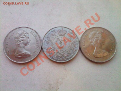 Великобритания КРОНА-1981 , 1977, 1972г.-3 шт.до 15.08 - 12082013(026)