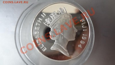 Ag! Фиджи 5 Долларов Пруф. 1994г До 19.08.13г 22.30мск - DSC06417.JPG
