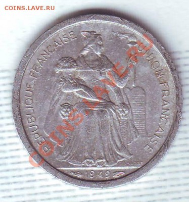 Фр.Океания.1 Франк.1949. до 20 Августа - 19490054.JPG